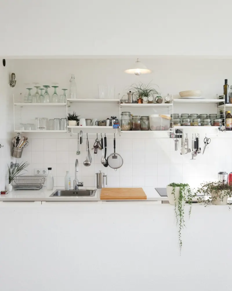 Kitchen shelves