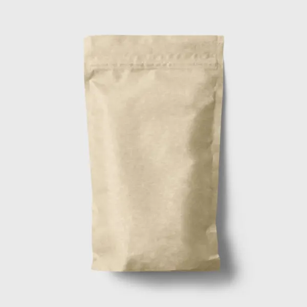 Compostable kraft refill pouch